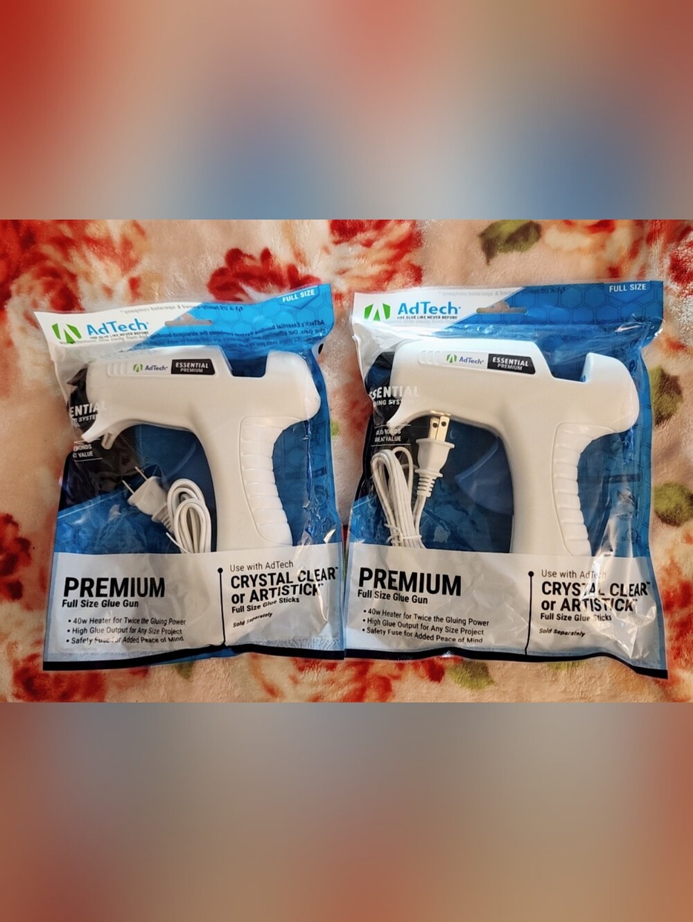 Premium White Full-Size Glue Gun